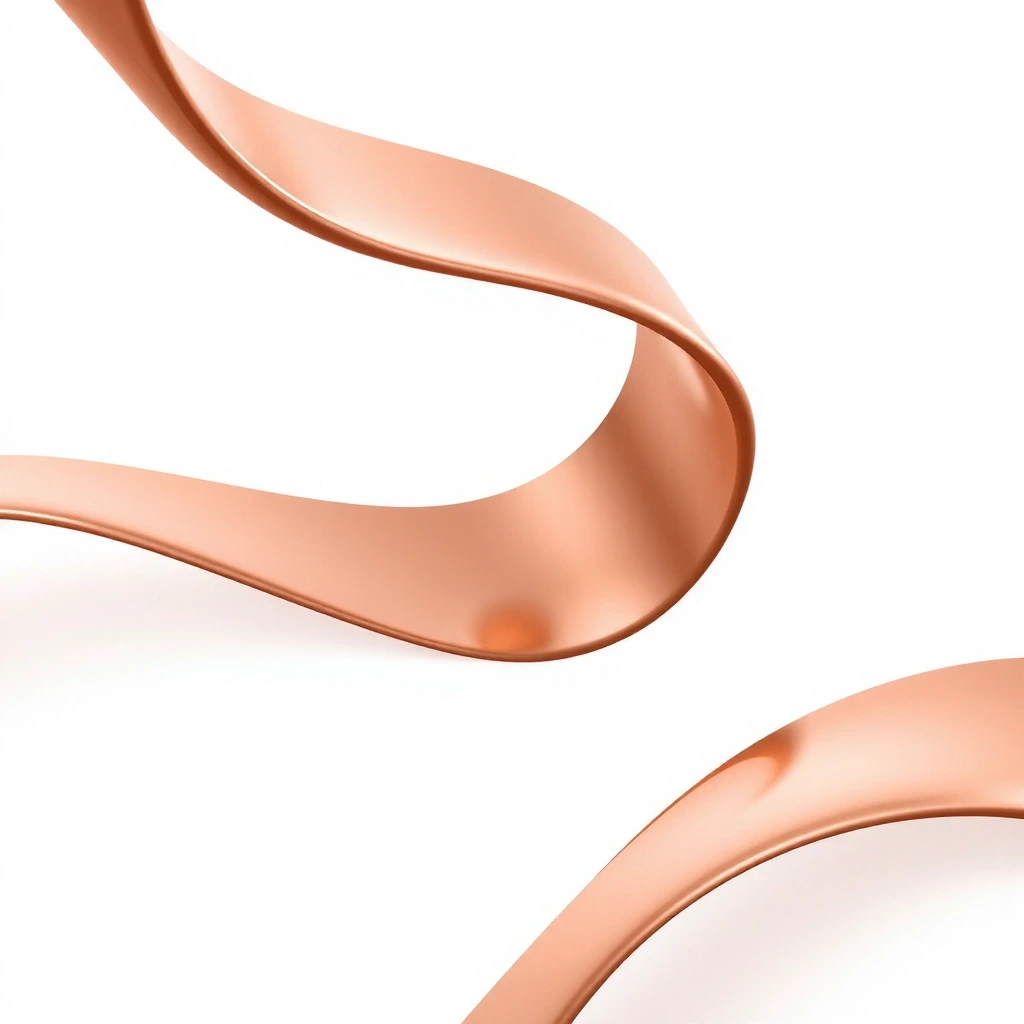 Abstract geometric shapes representing data flow