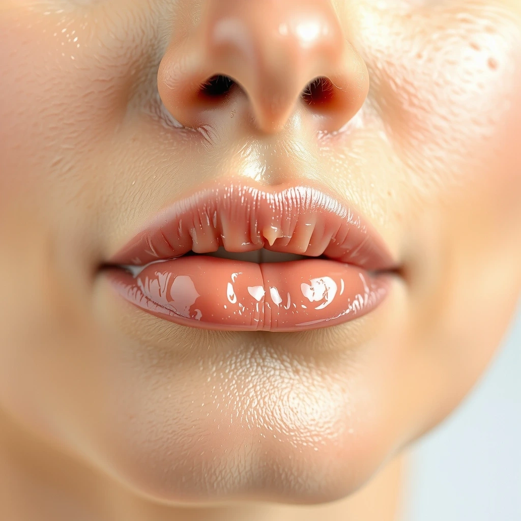 Tekstur kulit cerah alami